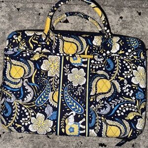 Vera Bradley Laptop Bag in ‘Ellis Blue’